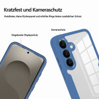 360° Grad Hülle für Samsung Galaxy S26 vollschutz mit Integriertem Displayschutz Blau