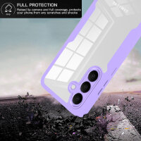 360° Grad Hülle für Samsung Galaxy S26+ vollschutz mit Integriertem Displayschutz Lila