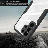 360° Grad Hülle für Samsung Galaxy S26 Ultra vollschutz mit Integriertem Displayschutz Schwarz