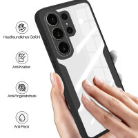 360° Grad Hülle für Samsung Galaxy S26 Ultra vollschutz mit Integriertem Displayschutz Schwarz