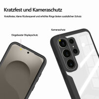 360° Grad Hülle für Samsung Galaxy S26 Ultra vollschutz mit Integriertem Displayschutz Schwarz