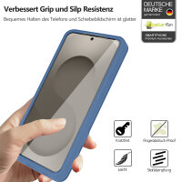 360° Grad Hülle für Samsung Galaxy S26 Ultra vollschutz mit Integriertem Displayschutz Blau