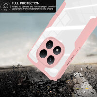 360° Grad Hülle für Xiaomi Redmi Note 15 Pro 5G vollschutz Integriertem Displayschutz in Rosa