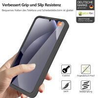 360° Grad Hülle für Xiaomi Redmi Note 15 Pro+ vollschutz Integriertem Displayschutz in Schwarz