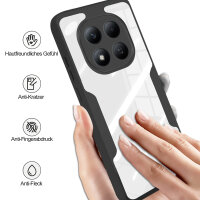 360° Grad Hülle für Xiaomi Redmi Note 15 Pro+ vollschutz Integriertem Displayschutz in Schwarz