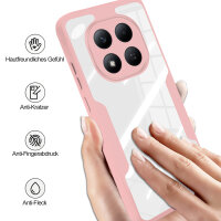 360° Grad Hülle für Xiaomi Redmi Note 15 Pro+ vollschutz Integriertem Displayschutz in Rosa