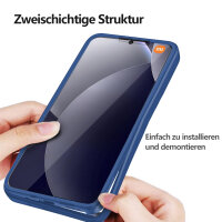 360° Grad Hülle für Xiaomi Redmi Note 15 Pro+ vollschutz Integriertem Displayschutz in Blau