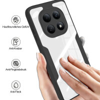 360° Grad Hülle für Xiaomi Redmi Note 15 4G vollschutz Integriertem Displayschutz in Schwarz