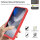 360° Grad Hülle für Xiaomi Redmi Note 15 4G vollschutz Integriertem Displayschutz in Rot