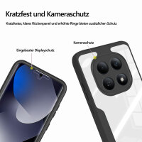 360° Grad Hülle für Xiaomi Redmi Note 15 5G / Poco M8 5G vollschutz Integriertem Displayschutz in Schwarz