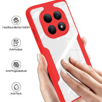 360° Grad Hülle für Xiaomi Redmi Note 15 5G / Poco M8 5G vollschutz Integriertem Displayschutz in Rot