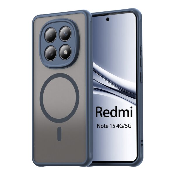 betterfon Matt Case für Xiaomi Redmi Note 15 (4G / 5G) / Poco M8 5G, Handyhülle, Schutzhülle, Kratzfest, Matt- Blau