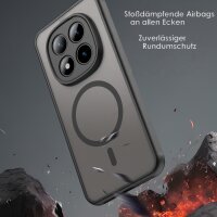 betterfon Matt Case für Xiaomi Redmi Note 15 Pro+ 5G / Poco M8 Pro 5G, Handyhülle, Schutzhülle, Kratzfest, Matt- Schwarz