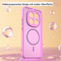 betterfon Matt Case für Xiaomi Redmi Note 15 Pro+ 5G / Poco M8 Pro 5G, Handyhülle, Schutzhülle, Kratzfest, Matt- Pink