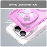 betterfon Matt Case für Xiaomi Redmi Note 15 Pro+ 5G / Poco M8 Pro 5G, Handyhülle, Schutzhülle, Kratzfest, Matt- Pink