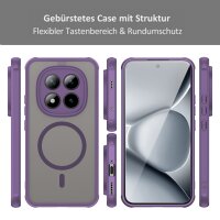 betterfon Matt Case für Xiaomi Redmi Note 15 Pro+ 5G / Poco M8 Pro 5G, Handyhülle, Schutzhülle, Kratzfest, Matt- Lila