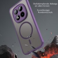 betterfon Matt Case für Xiaomi Redmi Note 15 Pro+ 5G / Poco M8 Pro 5G, Handyhülle, Schutzhülle, Kratzfest, Matt- Lila