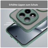betterfon Matt Case für Xiaomi Redmi Note 15 Pro+ 5G / Poco M8 Pro 5G, Handyhülle, Schutzhülle, Kratzfest, Matt- Grün