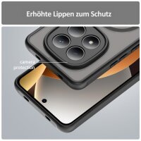 betterfon Matt Case für Xiaomi Redmi Note 15 Pro 4G, Handyhülle, Schutzhülle, Kratzfest, Matt- Schwarz