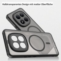 betterfon Matt Case für Xiaomi Redmi Note 15 Pro 4G, Handyhülle, Schutzhülle, Kratzfest, Matt- Schwarz