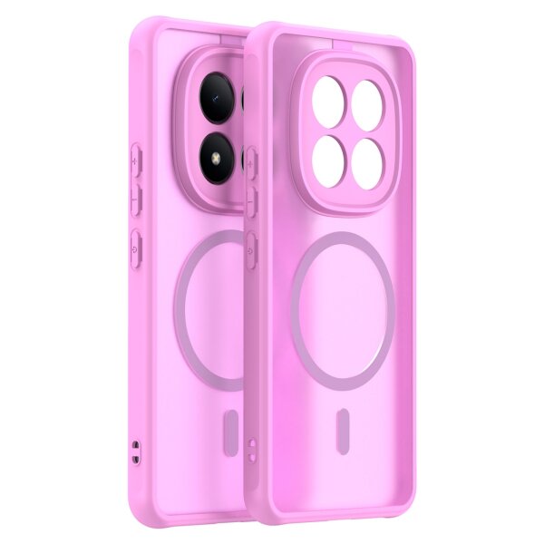 betterfon Matt Case für Xiaomi Redmi Note 15 Pro 4G, Handyhülle, Schutzhülle, Kratzfest, Matt- Pink