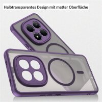 betterfon Matt Case für Xiaomi Redmi Note 15 Pro 4G, Handyhülle, Schutzhülle, Kratzfest, Matt- Lila