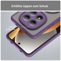 betterfon Matt Case für Xiaomi Redmi Note 15 Pro 4G, Handyhülle, Schutzhülle, Kratzfest, Matt- Lila