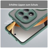 betterfon Matt Case für Xiaomi Redmi Note 15 Pro 4G, Handyhülle, Schutzhülle, Kratzfest, Matt- Grün