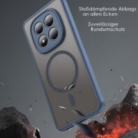 betterfon Matt Case für Xiaomi Redmi Note 15 Pro 4G, Handyhülle, Schutzhülle, Kratzfest, Matt- Blau