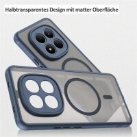 betterfon Matt Case für Xiaomi Redmi Note 15 Pro 4G, Handyhülle, Schutzhülle, Kratzfest, Matt- Blau