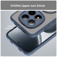 betterfon Matt Case für Xiaomi Redmi Note 15 Pro 5G, Handyhülle, Schutzhülle, Kratzfest, Matt- Blau