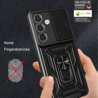 Outdoor Panzer Hülle für Samsung Galaxy S26 mit Kameraschutz Ringhalter Blau