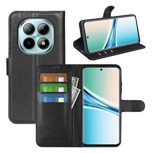 Wallet Case Klapphülle Flipcase Xiaomi Redmi Note 15 4G / 5G Schwarz