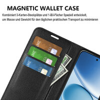 Wallet Case Klapphülle für Xiaomi Redmi Note 15 Pro 5G Schwarz