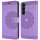 Hülle für Samsung Galaxy S26 5G Wallet Case Kartenfächern & Standfunktion in Mandala Lila