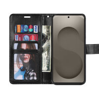 Hülle für Samsung Galaxy S26+ Wallet Case Kartenfächern & Standfunktion in Mandala Schwarz