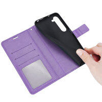 Hülle für Samsung Galaxy S26+ Wallet Case Kartenfächern & Standfunktion in Mandala Lila