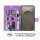 Hülle für Samsung Galaxy S26+ Wallet Case Kartenfächern & Standfunktion in Mandala Lila