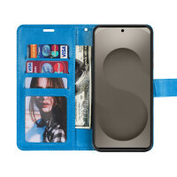 Hülle für Samsung Galaxy S26+ Wallet Case Kartenfächern & Standfunktion in Mandala Blau
