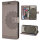 Hülle für Samsung Galaxy S26 Ultra Wallet Case Kartenfächern & Standfunktion in Mandala Grau