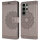 Hülle für Samsung Galaxy S26 Ultra Wallet Case Kartenfächern & Standfunktion in Mandala Grau