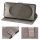 Hülle für Samsung Galaxy S26 Ultra Wallet Case Kartenfächern & Standfunktion in Mandala Grau