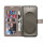 Hülle für Samsung Galaxy S26 Ultra Wallet Case Kartenfächern & Standfunktion in Mandala Grau