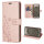 Hülle für Samsung Galaxy S26 Ultra Wallet Case Kartenfächern & Standfunktion in Blume Rosegold