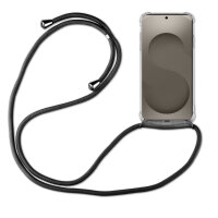 Handykette für Samsung Galaxy S26 Ultra Handyhülle mit Band in Schwarz