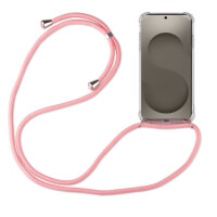 Handykette für Samsung Galaxy S26+ Handyhülle mit Band in Rosa