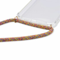 Handykette für Samsung Galaxy S26+ Handyhülle mit Band in Rainbow
