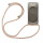 Handykette für Samsung Galaxy S26+ Handyhülle mit Band in Beige / Braun