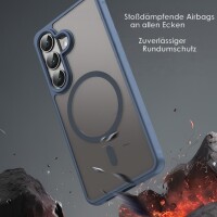 Handyhülle für Samsung Galaxy S26 Magnet Case Schutzhülle Kratzfest in Blau