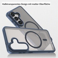 Handyhülle für Samsung Galaxy S26 Magnet Case Schutzhülle Kratzfest in Blau